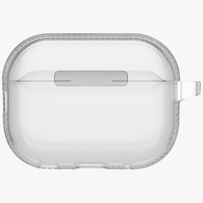 4. Etui UNIQ Glase Pro na AirPods Pro 3 Lock Case - przezroczyste