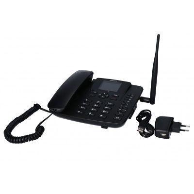 4. MaxCom Comfort MM41D Inteligentny telefon Nazwa i identyfikacja dzwoniącego Czarny