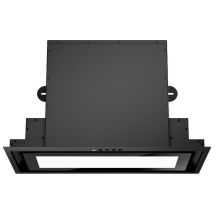 Okap AKPO WK-12 EVITA CZARNY PÓŁMAT 60 CZARNE SZKŁO 450