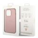 8. Etui Guess Saffiano Strap na iPhone 14 Pro Max - różowe