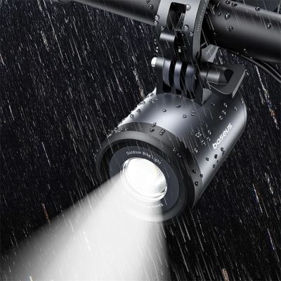 9. Uchwyt z lampką 2w1 Baseus PrimeTrip uniwersalny 3000mAh IP68 LED - czarno-szary