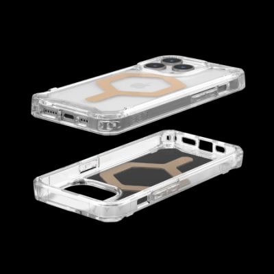 3. Etui UAG Plyo MagSafe do iPhone 15 Pro - przezroczysto-złote