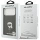 8. Etui Karl Lagerfeld IML Aquarelle Karl & Logo MagSafe na iPhone 17 Pro Max - czarne