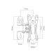 6. Uchwyt do monitora BLOW 76-854# (ścienne, Uchylny; 10" - 27"; max. 20kg)