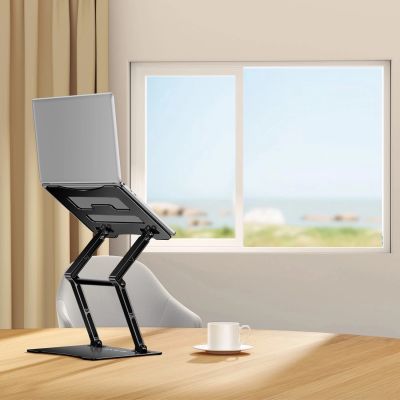 14. Podstawka pod laptopa, tablet Wozinsky WRS-CPY75DSB aluminiowa + Gratis! podstawka do smartfona - czarna