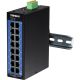 4. TRENDnet TI-G160I - switch - zarządzany - 16 x 10/100/1000 - możliwość montażu na szynie DIN - DC