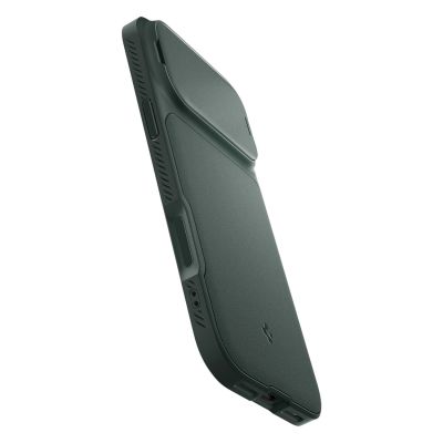 9. Etui Spigen Optik Armor MagSafe na iPhone 17 Pro Max - zielone