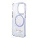 7. Etui Guess Gold Outline Translucent MagSafe na iPhone 14 Pro Max 6,7" - purpurowe