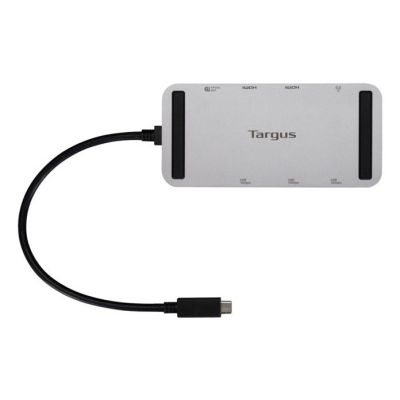 4. Targus DOCK429GL stacja dokująca Przewodowa USB4 Srebrny