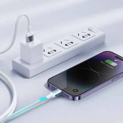 3. Kabel Joyroom Extraordinary Series A10 USB-A / Lightning 2.4A 1.2 m - biały