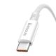 4. Kabel Baseus Superior Series 100W USB-A - USB-C 0,25m - biały