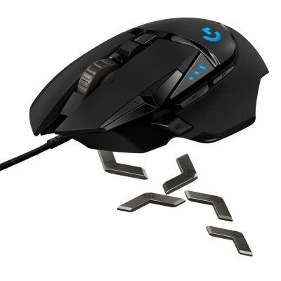9. Mysz Logitech G502 Gaming HERO EU 910-005471 (optyczna; 16000 DPI; kolor czarny)