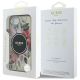 8. Etui Guess IML Flowers MagSafe na iPhone 16e - czarne