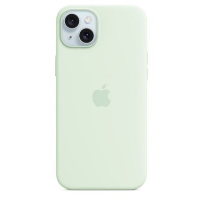 2. Silikonowe etui Apple z MagSafe Soft Mint, do Apple iPhone 15 Plus, MT103ZM/A