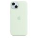 2. Silikonowe etui Apple z MagSafe Soft Mint, do Apple iPhone 15 Plus, MT103ZM/A