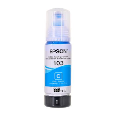 4. Tusz Epson C13T00S24A (oryginał 103; 65 ml; niebieski)