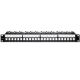 QOLTEC PATCH PANEL DO SZAF RACK 19" | 24 PORTY | 1U | UTP | CZARNY