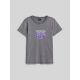 6. T-shirt regular z nadrukiem damski 4F 4FRSS26TTSHF4513-27S