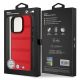 8. Etui BMW M Perforated And Stitched Line MagSafe na iPhone 16 Pro - czerwone