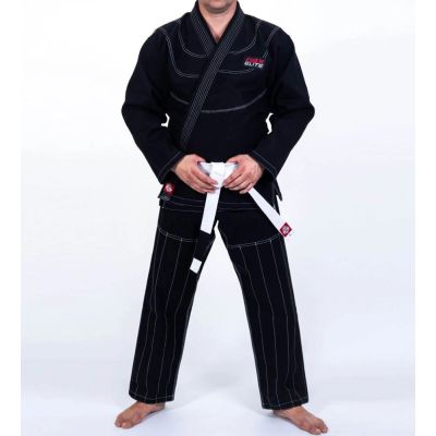 Kimono / GI do treningu BJJ - Czarne DBX ELITE A0 + PAS A0