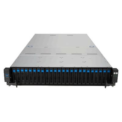 10. Platforma Asus Rack (2U) RS521A-E12-RS24U AMD Epyc 9005/9004 (16x NVMe/8x SATA HS, 2xM.2, 2x1Gbe, IPMI, 1+1 2000W)
