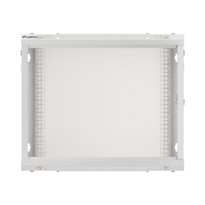 11. Szafa jednosekcyjna Lanberg WF01-6409-10S (9U; 500mm / 600mm / 450 mm; wisząca; Szklane; 19''; kolor szary)
