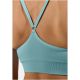 2. Biustonosz damski ODLO Padded Seamless Soft 2.0 Sport Bra niebieski