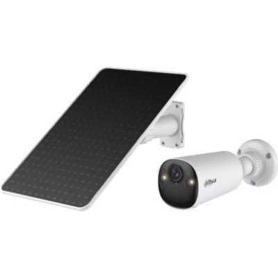 DAHUA Apollo BulletKit WiFi6 weiĂź Ăśberwachungskamera+Solar