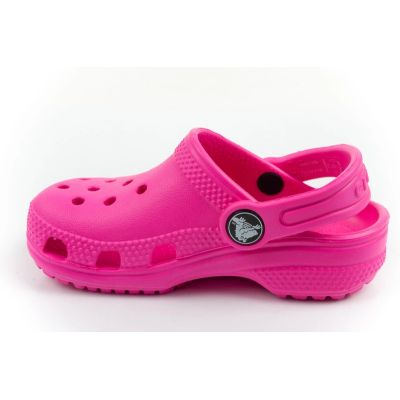 2. Crocs chodaki sandały dziecięce Classic Clog T różowe wygodne modne