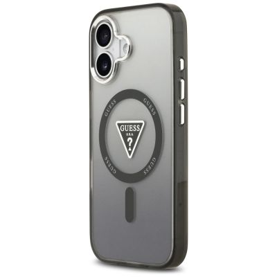 2. Etui Guess IML Gradient Triangle Logo MagSafe na iPhone 17 - czarne
