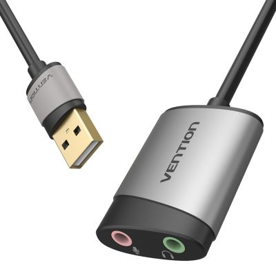 2. Zewnętrzna karta dźwiękowa USB Vention 0,15m