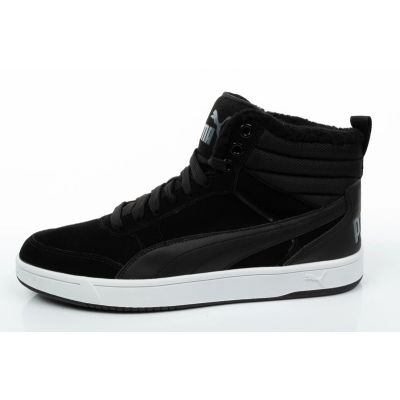 2. Puma buty męskie Rebound Street czarne za kostkę ocieplane