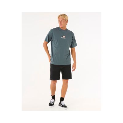 4. Koszulka RIP CURL Pill Icon Tee turkusowy