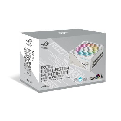 2. Zasilacz Asus ROG LOKI 850P WHITE SFXL
