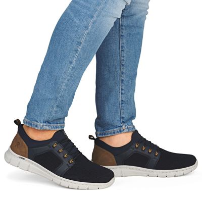 6. Półbuty męskie sportowe komfortowe granatowe Rieker B7796-14