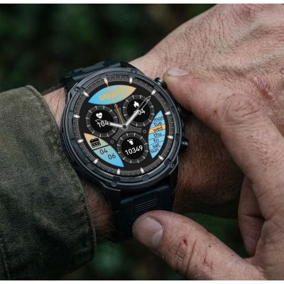 2. Smartwatch Gravity Czarny Pasek + Bransoleta GT41-1