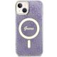 3. Etui Guess 4G MagSafe na iPhone 14 Plus - purpurowe