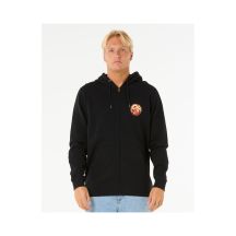 Bluza RIP CURL Wettie Passage Icon Zip Thru czarny