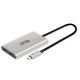4. CLUB3D CSV-1586 huby i koncentratory Thunderbolt 3 40000 Mbit/s Srebrny