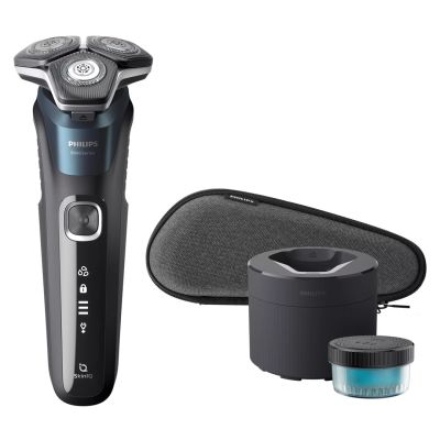 4. Philips SHAVER Series 5000 S5889/50 maszynka do golenia Golarka rotacyjna Przycinarka Niebieski