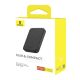 13. Powerbank Baseus Magnetic Mini Air 6000mAh 20W z ładowaniem indukcyjnym z kablem Baseus Simple USB-C (20V/3A) 30cm - czarny