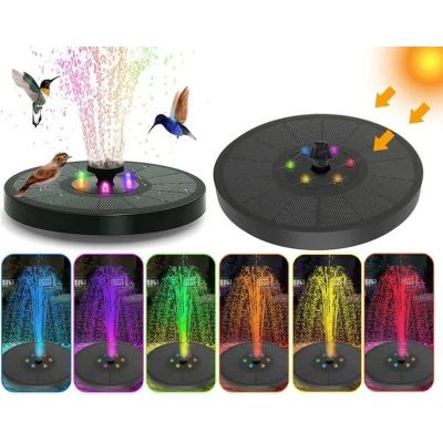 4. LAMPA FONTANNA SOLARNA DO OCZKA WODNEGO 5 LED AUTOMATYCZNA