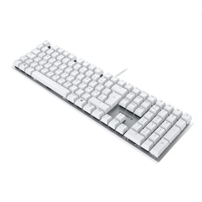 3. CHERRY KC 200 MX klawiatura Uniwersalne USB QWERTZ Niemiecki Srebrny, Biały