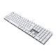 3. CHERRY KC 200 MX klawiatura Uniwersalne USB QWERTZ Niemiecki Srebrny, Biały
