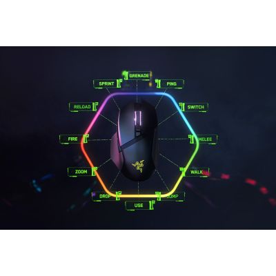 8. Razer Basilisk V3 Pro myszka Po prawej stronie RF Wireless + Bluetooth + USB Type-C Optyczny 30000 DPI