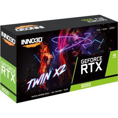 2. Karta graficzna INNO3D GeForce RTX 3050 TWIN X2 8GB GDDR6