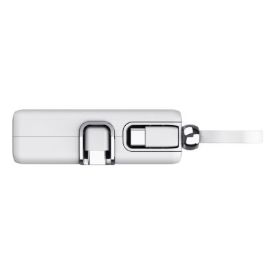 4. Kieszonkowy powerbank TRUST Pacto 5000 mAh biały