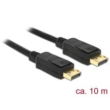 DeLOCK 84862 kabel DisplayPort 10 m Czarny
