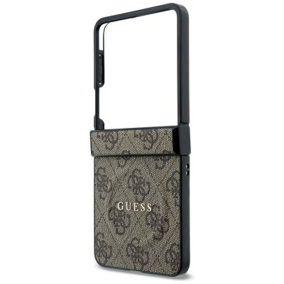 5. Etui Guess 4G Classic MagSafe na Samsung Galaxy Z Flip 8 - brązowe