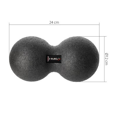 18. Podwójna piłka do masażu / Duo Ball HMS BLM02 12*24CM 